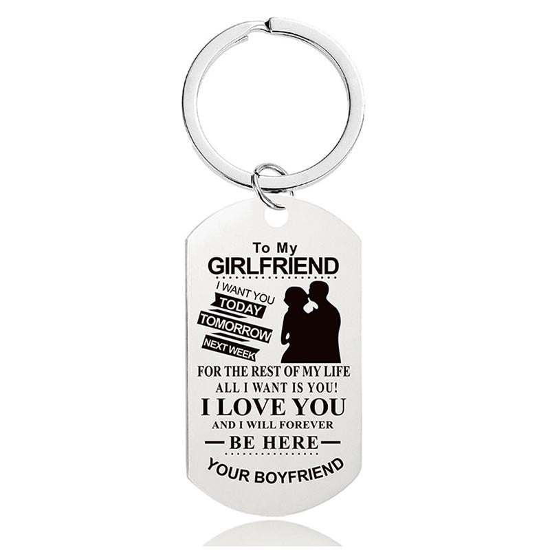 I Love You And I Will Forever Be Here - Inspirational Keychain - A913