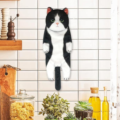 Adorable Cat Hand Towels - Tuxedo Cat
