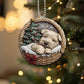 Soft coated Wheaten Terrier In Mini Baskets Ornament - MB029
