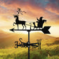 Reindeer Christmas Grandpa Stainless Steel Weathervane MW070