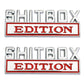 Shitbox Edition - Emblem Sticker Badge, Funny Decals for Car, Truck, SUV, Motorcycle - TE016