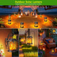Upgraded Flickering Flame Solar Lantern Outdoor Waterproof Light