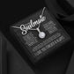 To My Soulmate - "My Life, Love & Best Friend" Sparkling Pendant Set