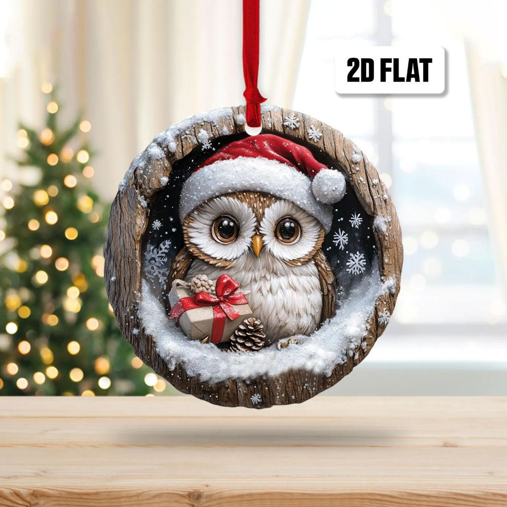 Owl - Animal Christmas Ornament CH088