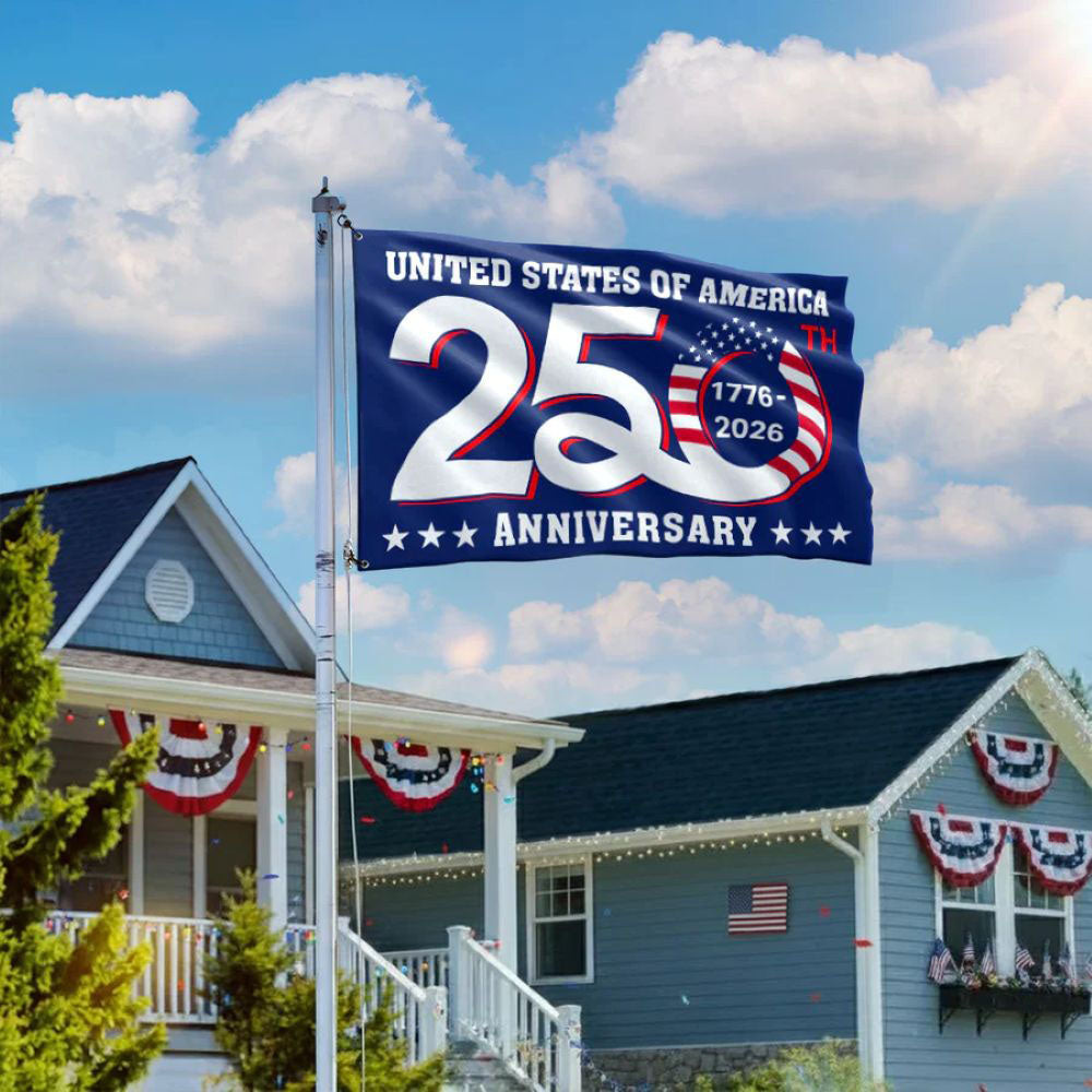 Patriotic 250th Anniversary Flag - C032