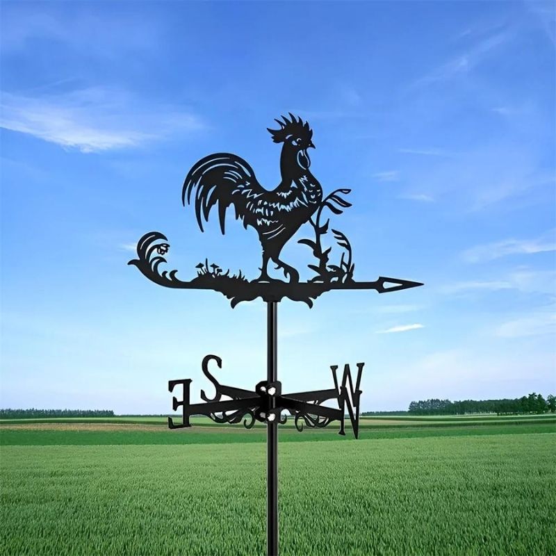 Rooster Stainless Steel Weathervane MW001