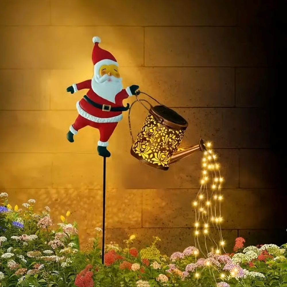 Christmas Solar Kettle Lights Garden Lawn Decorative Lights