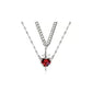 Heart Sword Pendant Necklace