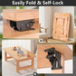 Heavy-Duty Folding Brackets with 90° Lock – Space-Saving Steel Hinges