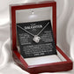 To My Daughter - Love Knot Necklace - Card148