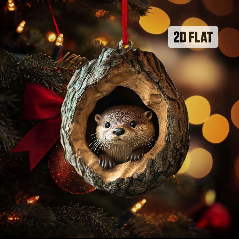 Otter - Animal Christmas Ornament CH083