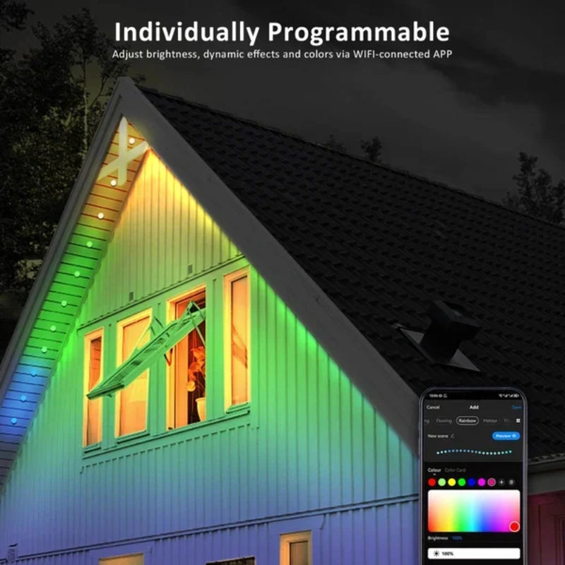 Smart Rainbow LED Permanent Outdoor Light