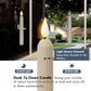 Window Flameless Led Taper Candles with Sensor Dusk to Dawn