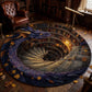 Mythical Wisdom Purple Dragon - Spiral Watcher Round Rug - H485