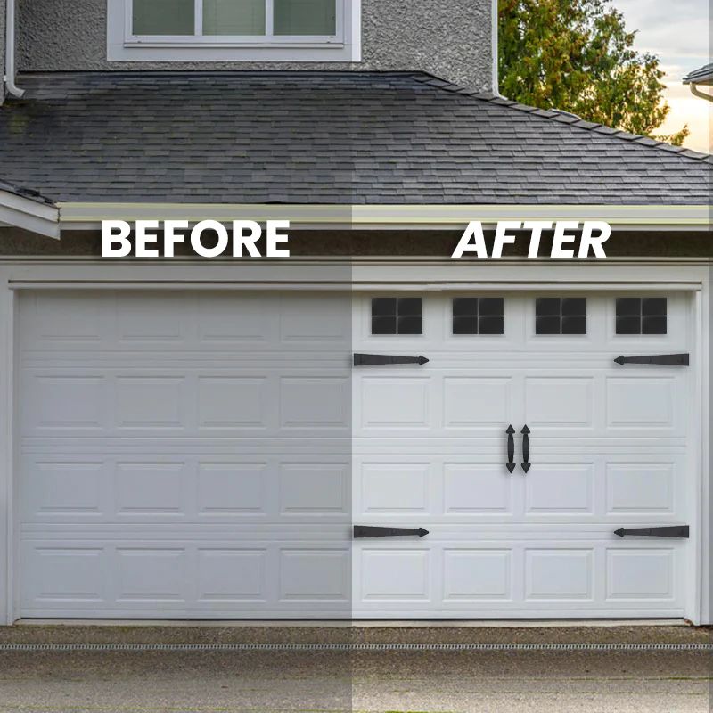 Prestige Complete Garage Accent Kit – Hinges, Handles & Windows (22-PCS)