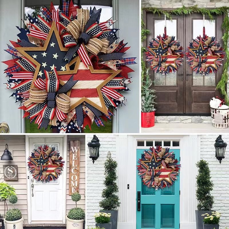 American Patriotic Star Wreath