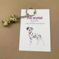 Pet Crystal Charm Keychain – Emotional Support Gift