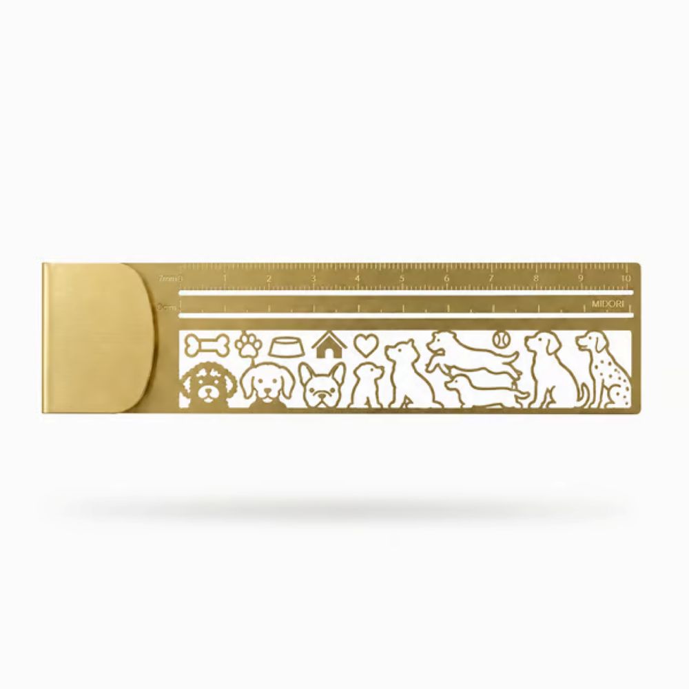 3-in-1 Metal Bookmark Ruler - Bookmark, Ruler & Coloring