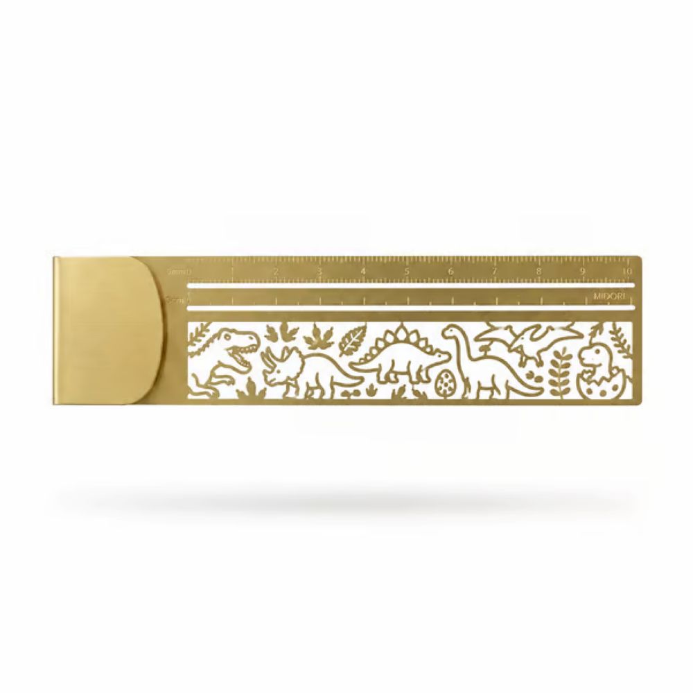3-in-1 Metal Bookmark Ruler - Bookmark, Ruler & Coloring