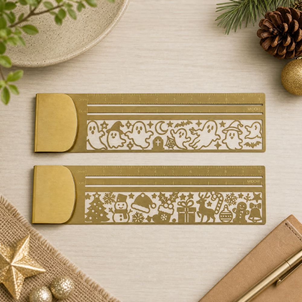 3-in-1 Metal Bookmark Ruler - Bookmark, Ruler & Coloring