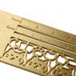3-in-1 Metal Bookmark Ruler - Bookmark, Ruler & Coloring