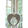 Angel Wings Crystal and Pewter Wings Suncatcher