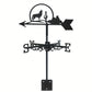 Lone Wolf Stainless Steel Weathervane MW114