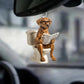 Rhodesian Ridgeback - Dog Sitting On Toilet Ornament  OT033