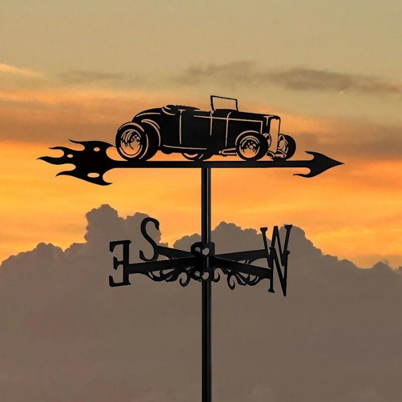 Vintage Car Stainless Steel Weathervane MW058