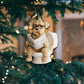 Soft Coated Wheaten Terrier - Dog Sitting On Toilet Ornament  OT036