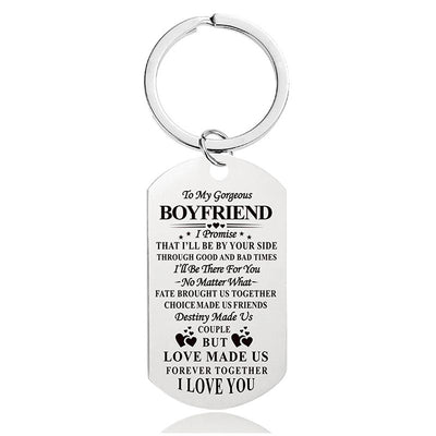 I'll Be By Your Side Through Good And Bad Time - Inspirational Keychain - A915