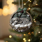 Irish Wolfhound Dog In Mini Baskets Ornament - MB038