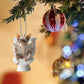 Sphynx Cat - Dog Sitting On Toilet Ornament  OT038