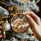 Labradoodle In Mini Baskets Ornament - MB039
