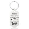 Whenever You Feel Overwhelmed - Inspirational Keychain - A916