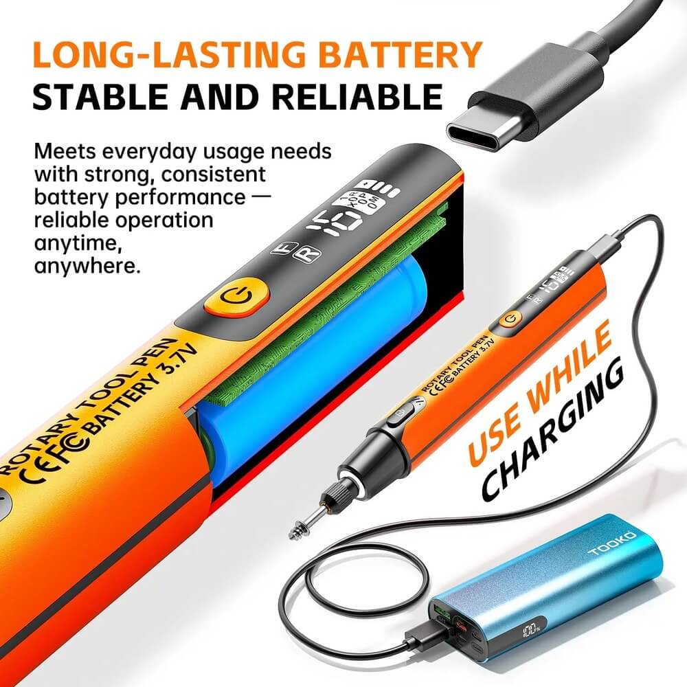39pcs USB-Powered Electric Grinding & Polishing Tool Set