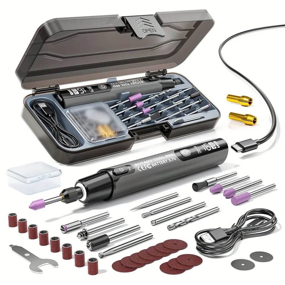39pcs USB-Powered Electric Grinding & Polishing Tool Set