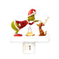 3D Elk Campfire Night Light – Christmas Flickering Flame Ambient Lamp