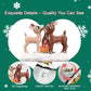 3D Elk Campfire Night Light – Christmas Flickering Flame Ambient Lamp