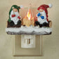 3D Elk Campfire Night Light – Christmas Flickering Flame Ambient Lamp