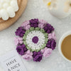 Manual Flower Pot Coaster Set Crochet Pattern Flower Bouquet Plant Coaster