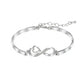 To My Unbiological Daughter - I Always With You Heart Infinity Bracelet