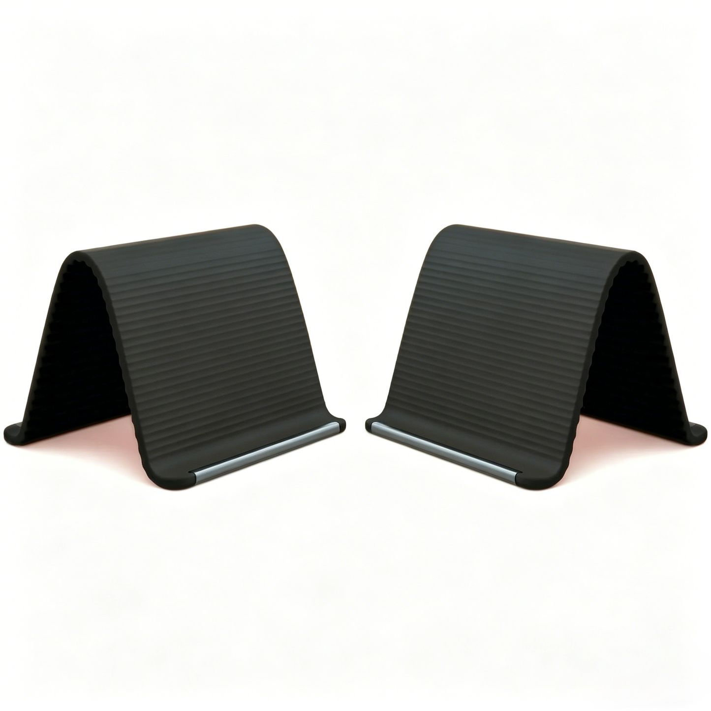 Flexible Silicone Aluminum Phone Holder Stand - Bendable Rollable Foldable Design
