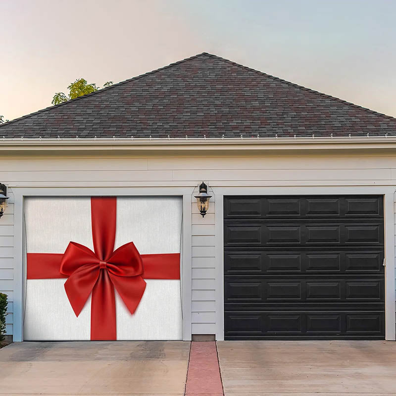 Christmas Gift Wrapped Garage Door Covers F585