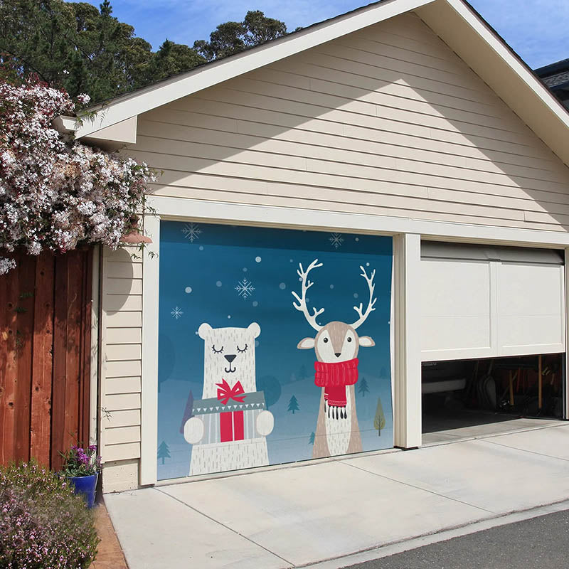 Christmas Critters Garage Door Covers F584