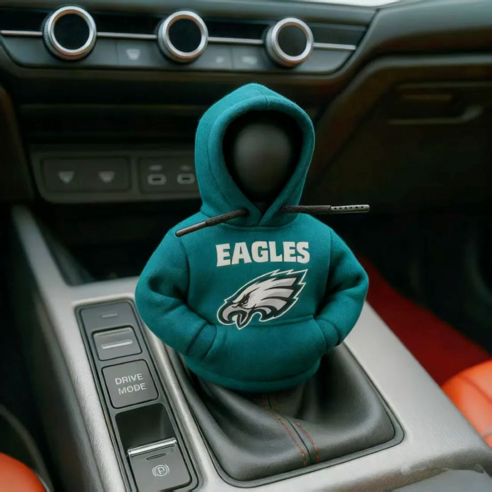 Rugby-Style Car Gear Shift Hoodie
