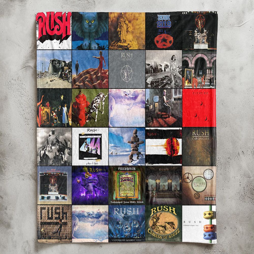 Rush Blanket - D603 - A Progressive Rock Tribute in Ultimate Comfort