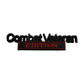 Combat Veteran - Emblem Sticker Badge, Funny Decals for Car, Truck, SUV, Motorcycle - TE007