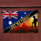 Australian Memorial Flag - Lest We Forget, Grommet Flag - C036