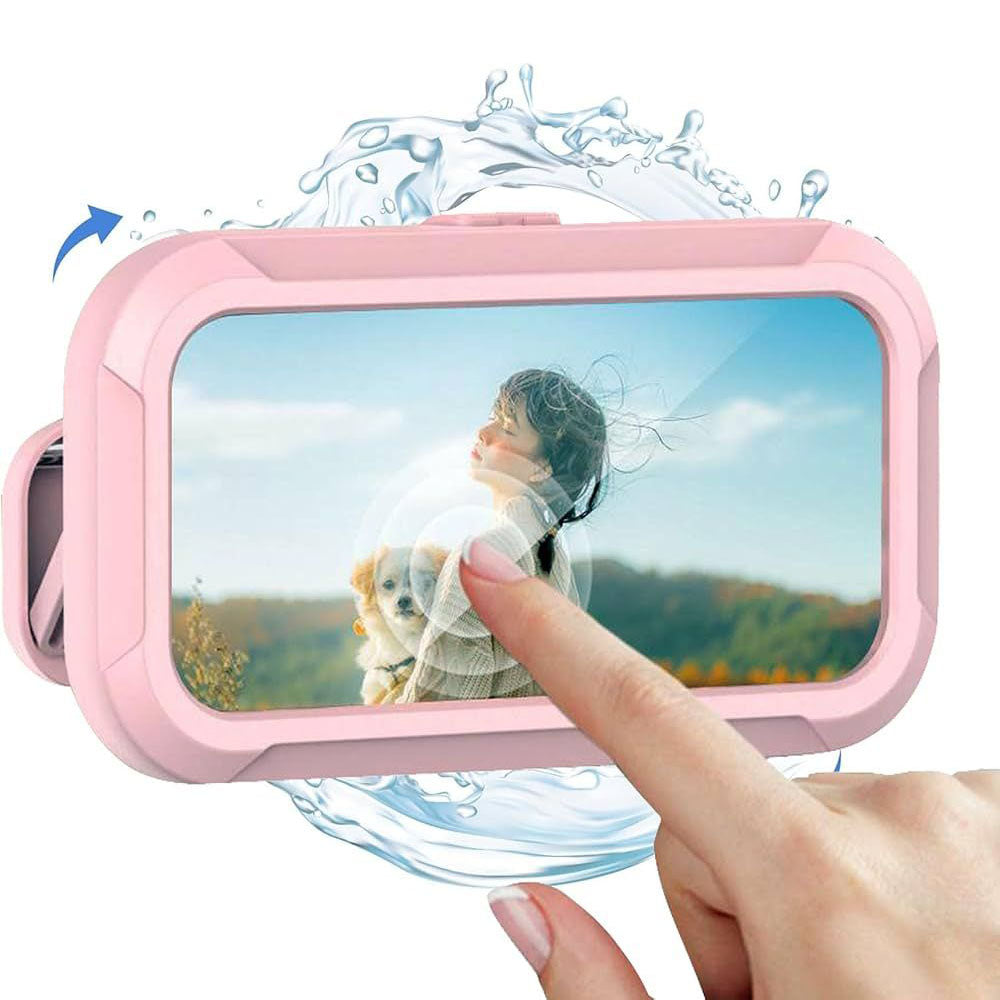 Waterproof Shower Phone Holder – 360° Rotating Wall Mount for Smartphones
